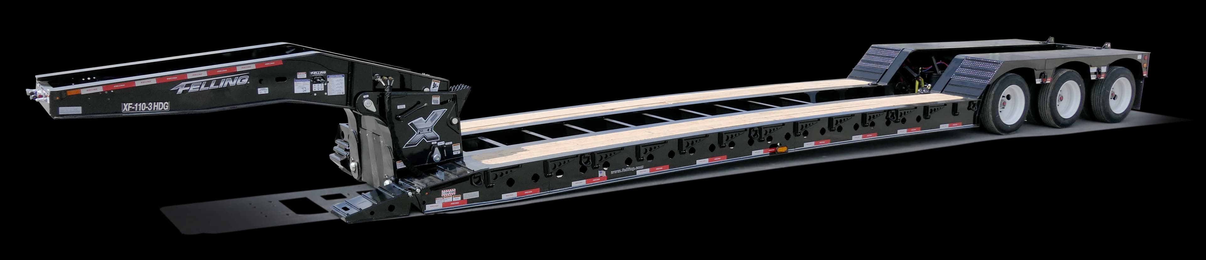 X-Force Hydraulic Detachable Lowboy Gooseneck Trailer Standard Model Line