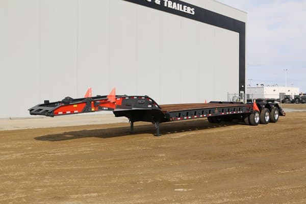 Brandt G550 Beavertail trailer