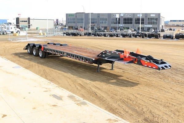 Brandt G550 Beavertail trailer