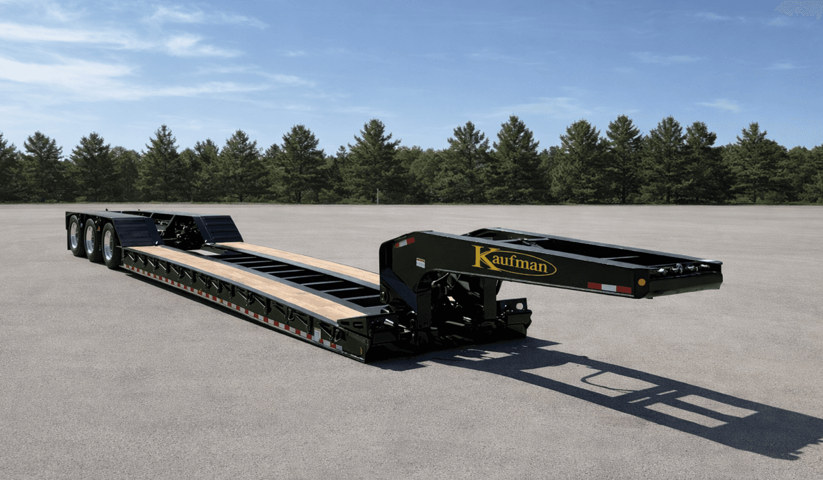 55 Ton Detachable Gooseneck Air Ride Trailer - Deluxe trailer