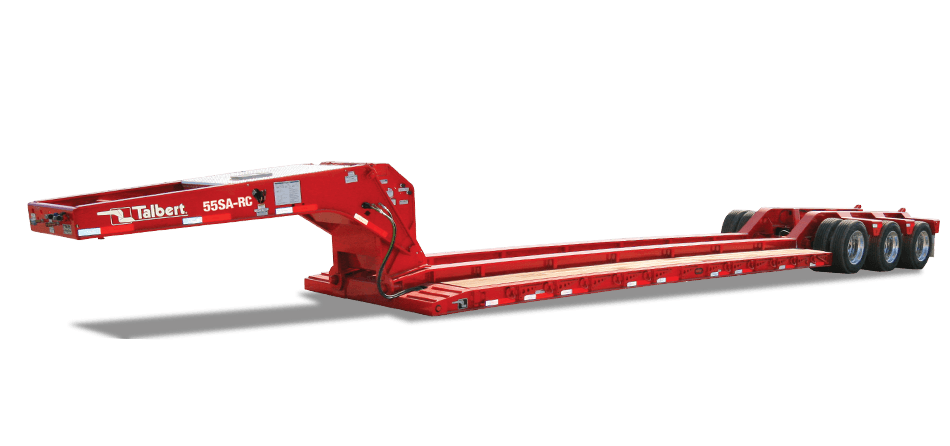 55SA-RC heavy haul spread axle lowboy trailers