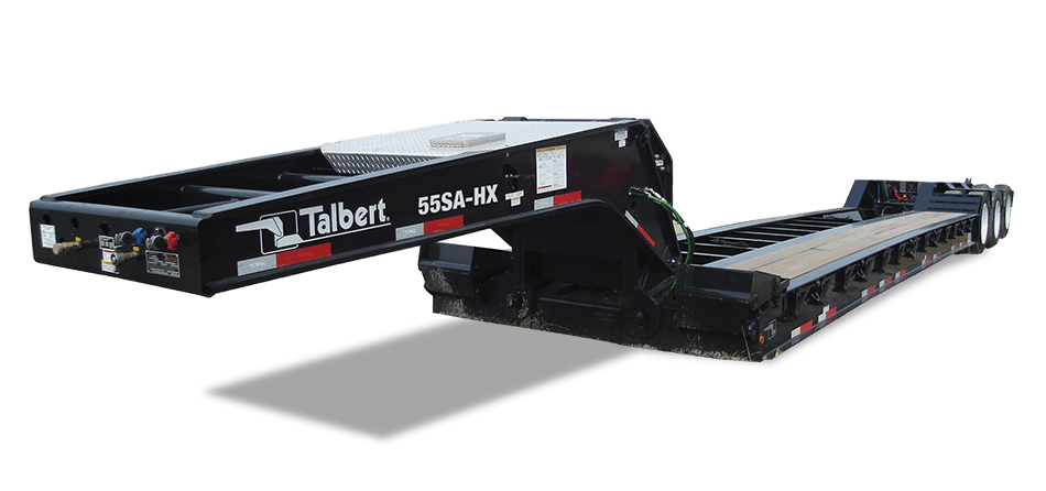 55SA-HX heavy haul spread axle lowboy trailer