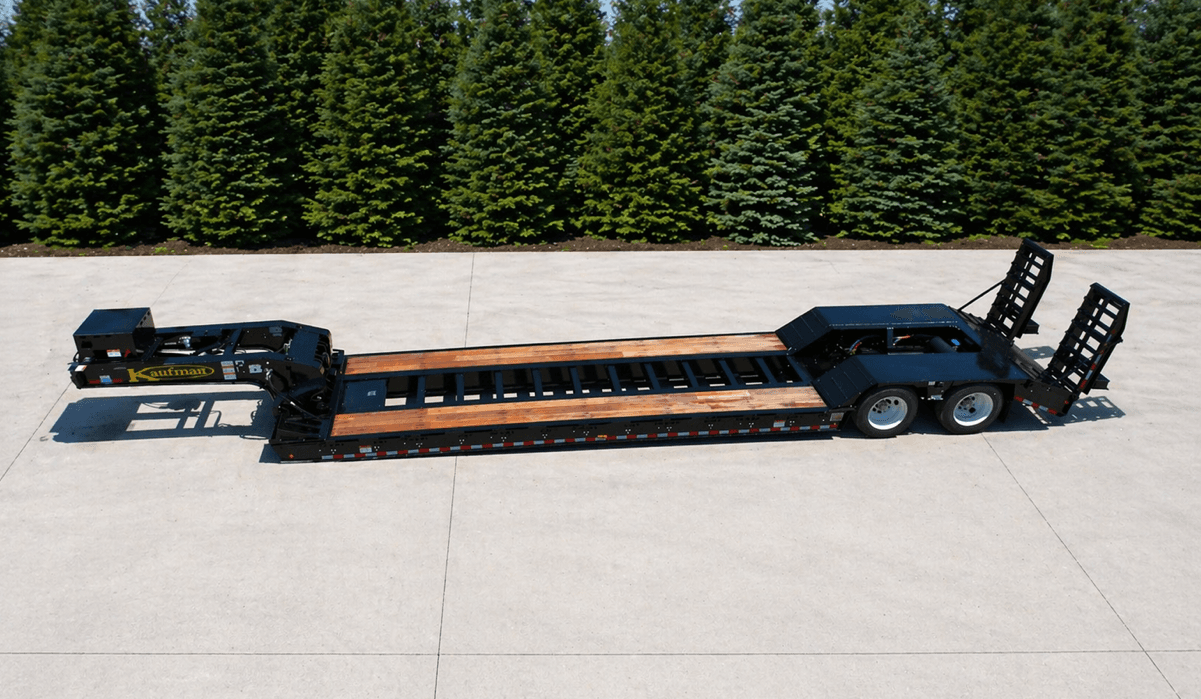 35 Ton Detachable Gooseneck Air Ride Trailer - Dovetail Standard trailer
