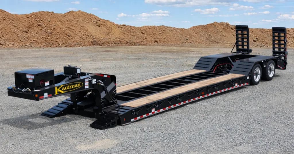35 Ton Detachable Gooseneck Air Ride Trailer - Dovetail Standard trailer