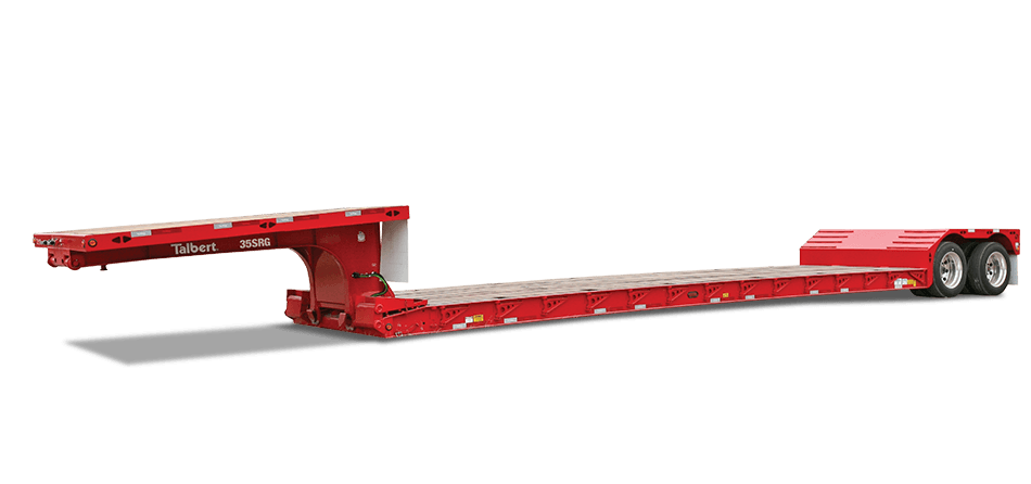 Double drop mechanical removable gooseneck trailer