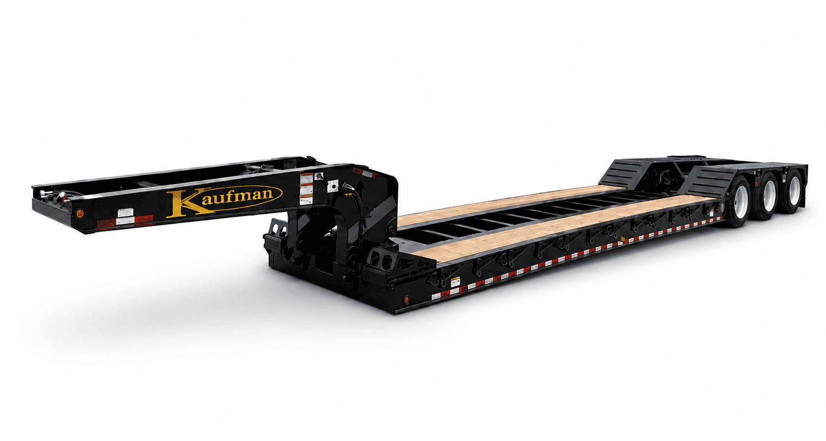 50 Ton Detachable Gooseneck Air Ride Trailer - Standard trailer