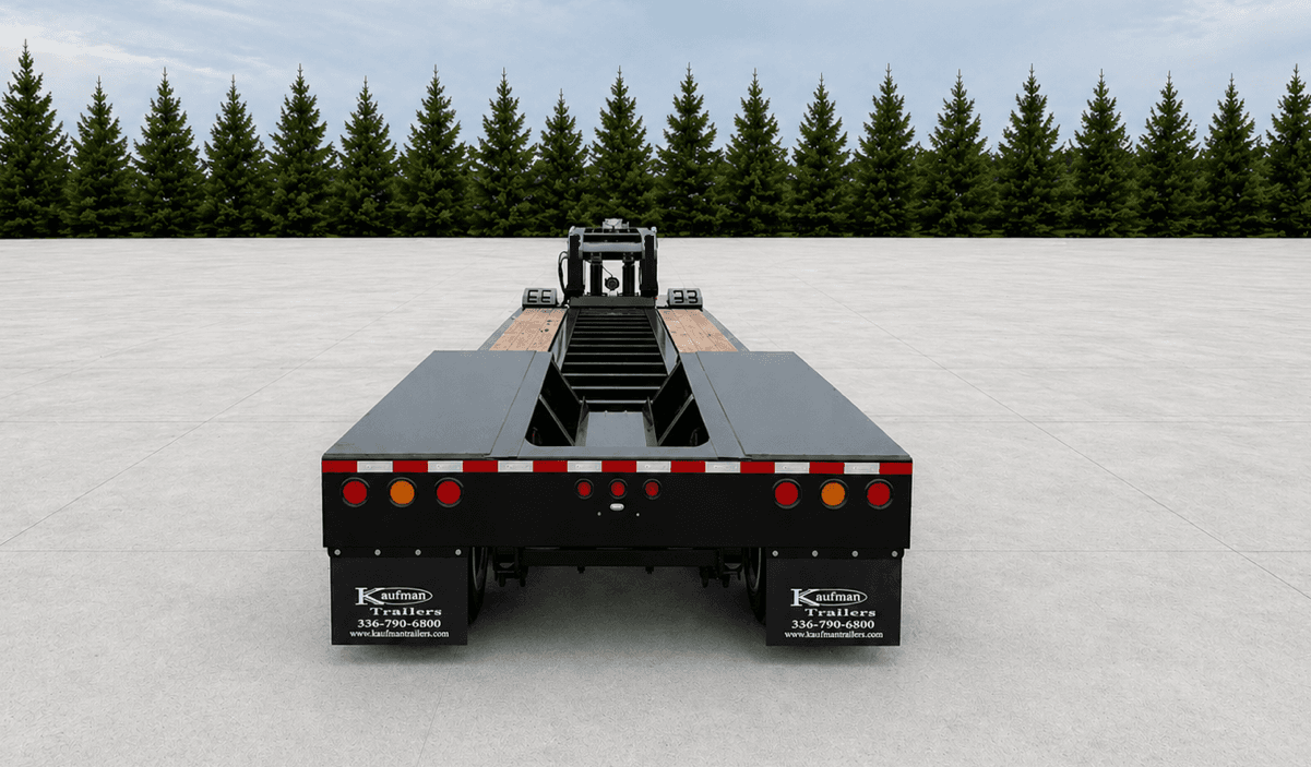 50 Ton Detachable Gooseneck Air Ride Trailer - Standard trailer