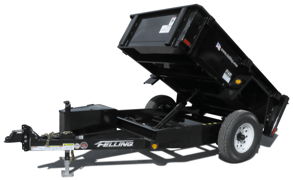 compact drop deck dump trailer FT-6 DT - 126115JDM