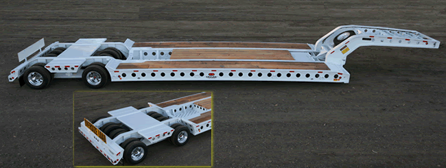60 Ton 10 Foot Wide Trailer