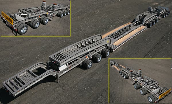 Cozad 85 Ton Steerable Trailer 3+3+3