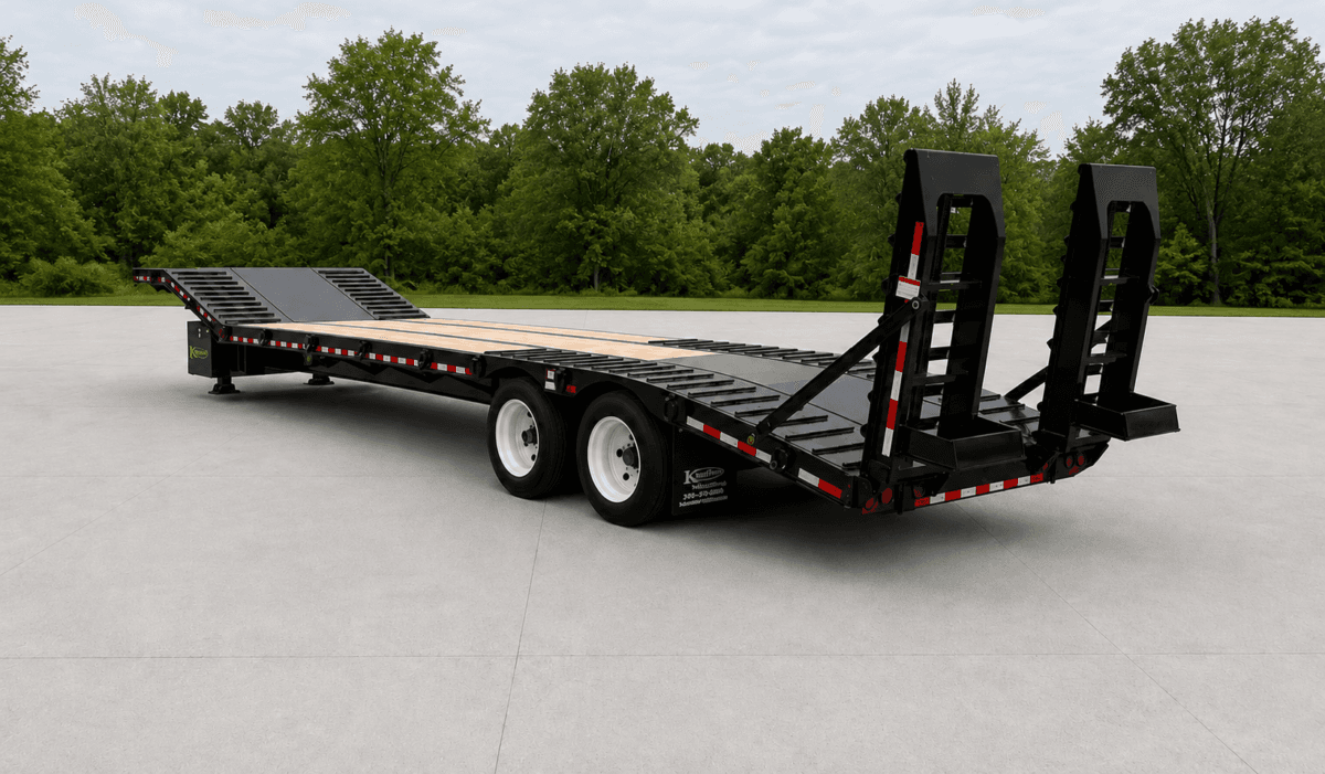 35 Ton Fixed Neck Spring Ride Trailer - Standard trailer