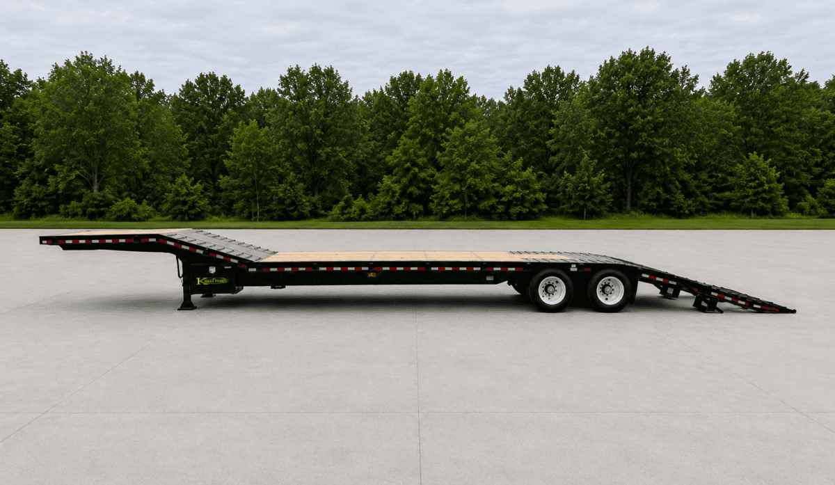 35 Ton Fixed Neck Spring Ride Trailer - Standard trailer
