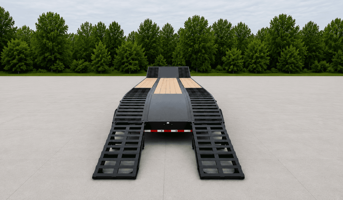 35 Ton Fixed Neck Spring Ride Trailer - Standard trailer