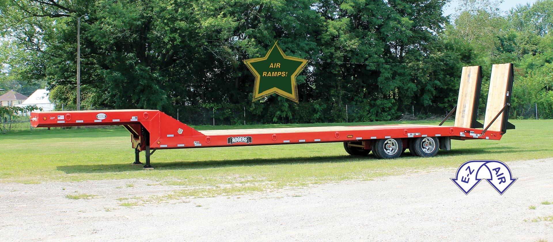 ROGERS PT35L Air Ramps trailer