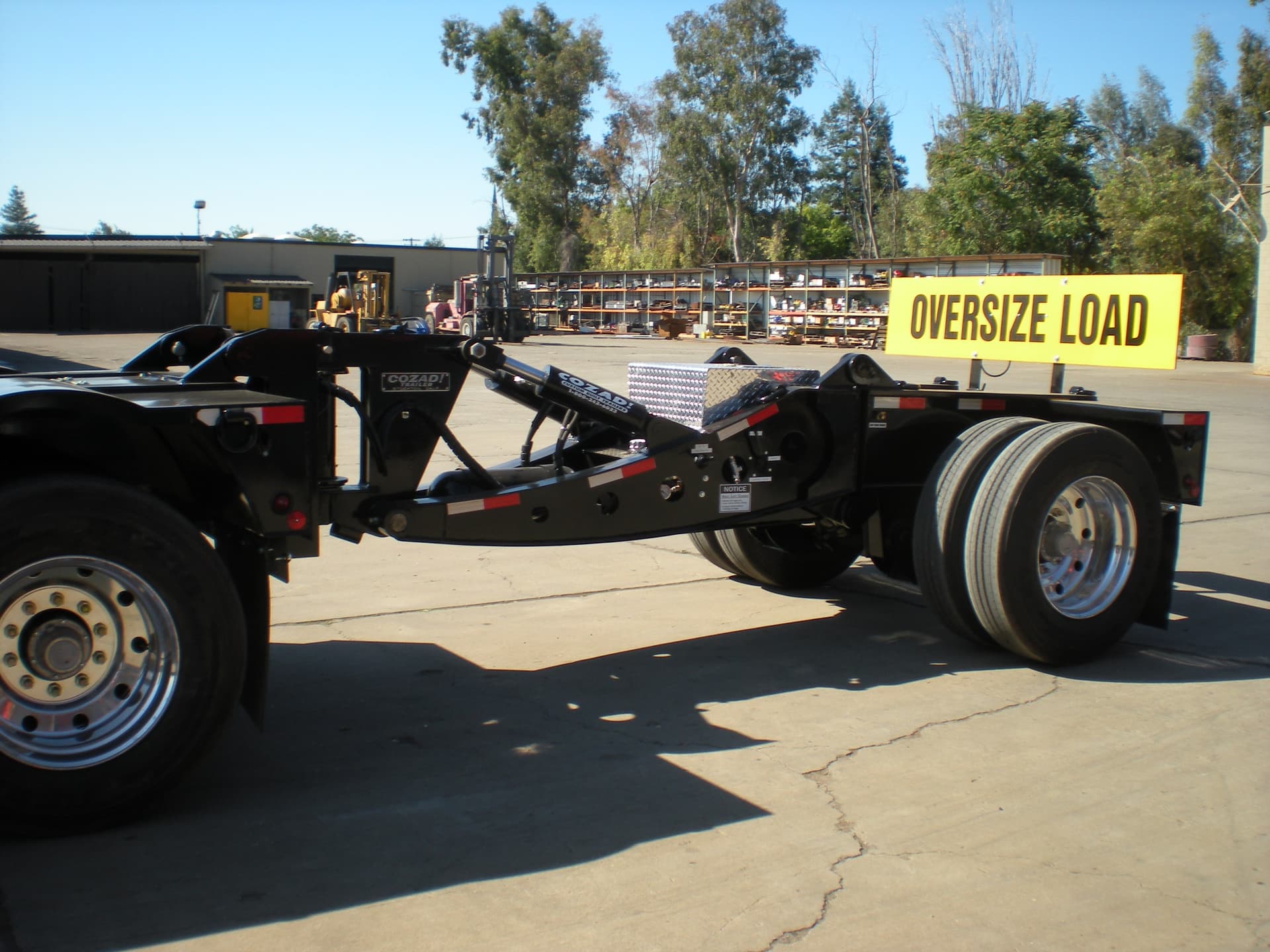Cozad 55 Ton Hydra-Neck with Single Axle Booster