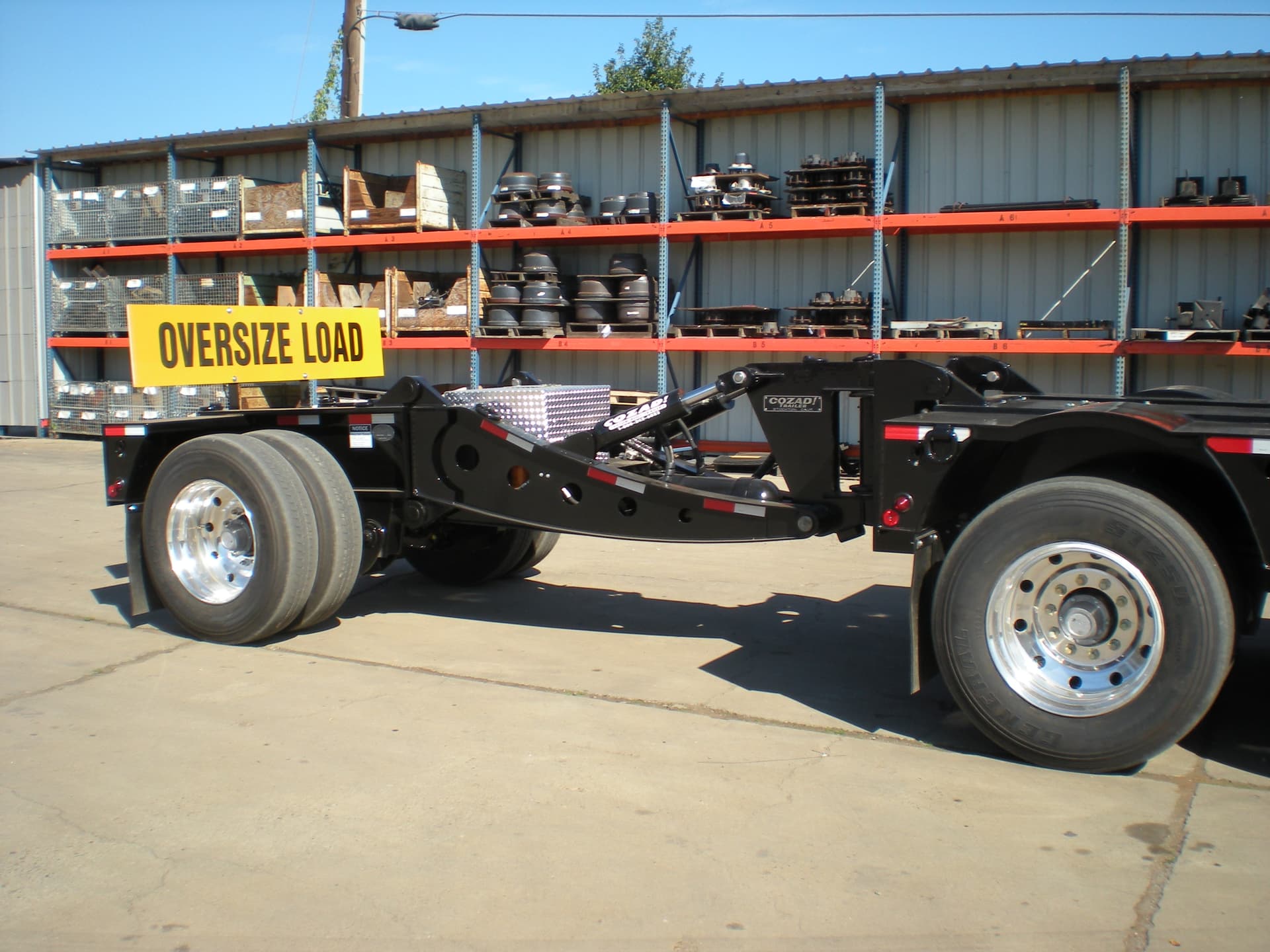 Cozad 55 Ton Hydra-Neck with Single Axle Booster