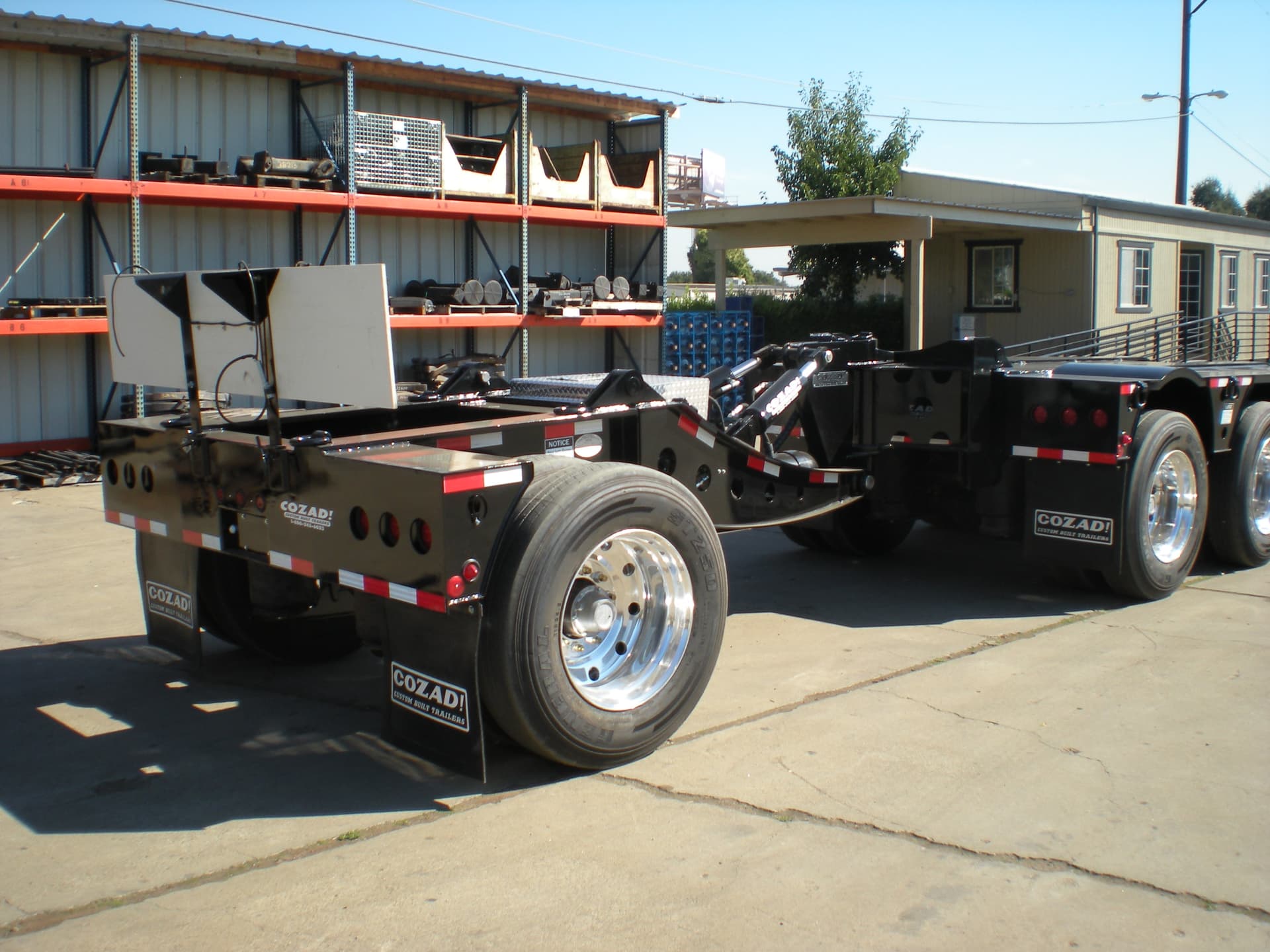 Cozad 55 Ton Hydra-Neck with Single Axle Booster