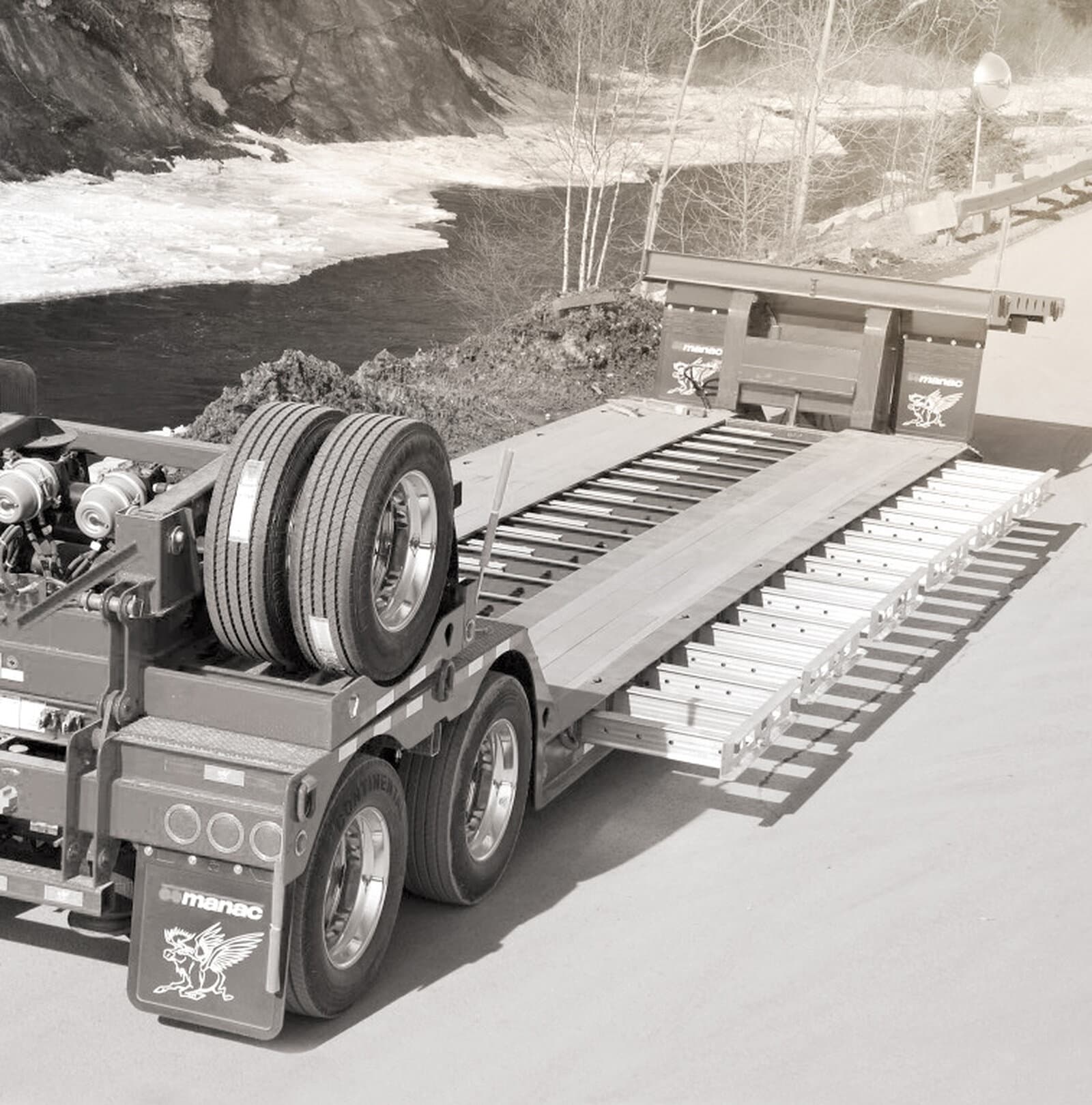 DURAWING 35 Ton Extendable Mechanical Lowbed