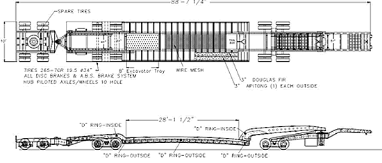 Cozad 70 Ton Baby 9 Booster Trailer