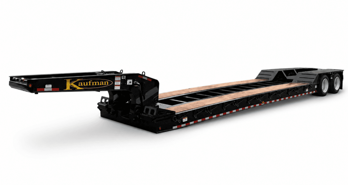 35 Ton Detachable Gooseneck Air Ride Trailer - Standard trailer