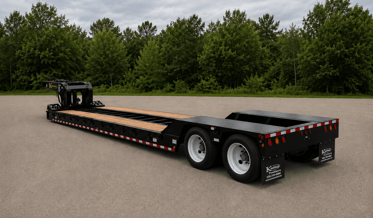 35 Ton Detachable Gooseneck Air Ride Trailer - Standard trailer