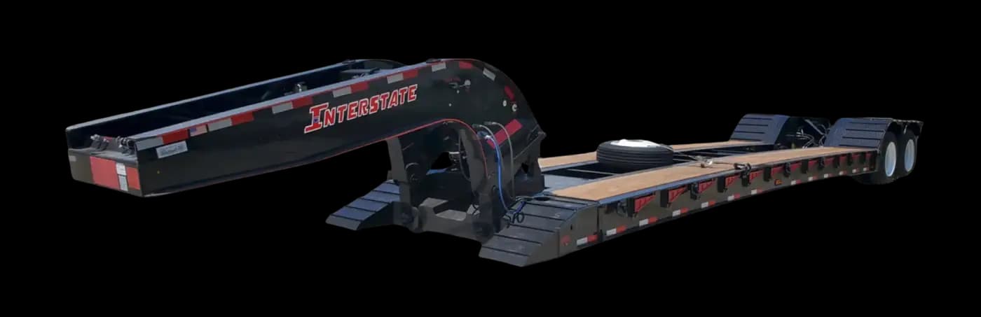Interstate 102SDGN lowboy trailer