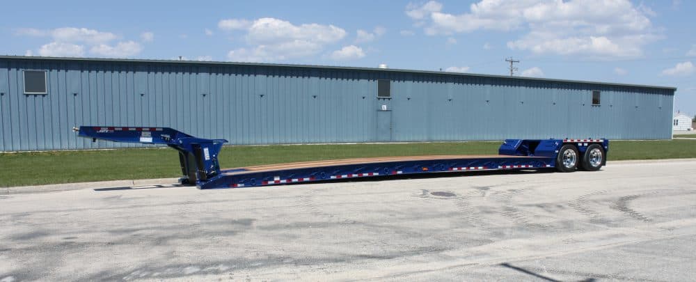 Jet 51 ton detachable gooseneck lowboy