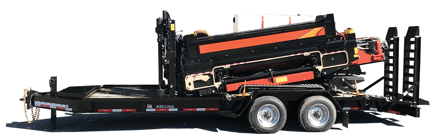 drop deck directional drill trailer