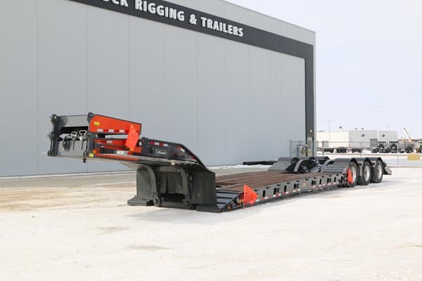 Brandt H550 Beavertail trailer
